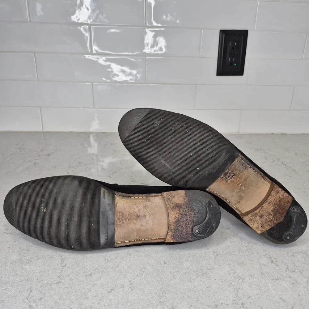Church's Black Suede Horsebit Loafers Men's UK 12 / US 13 England‎ Gucci Style